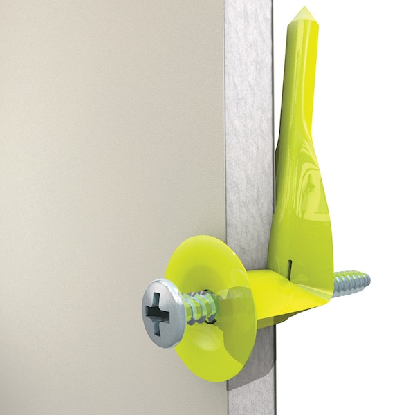 Wallclaw Anchors .25 in. D X 2 in. L Plastic/Steel Pan Head Wallboard Anchors 10 pk PCK-WC10-YS - main